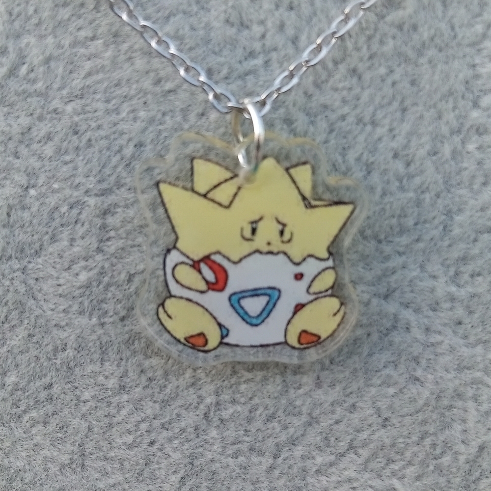 2/$10 Pokemon Cute Togepi Pendant Necklace